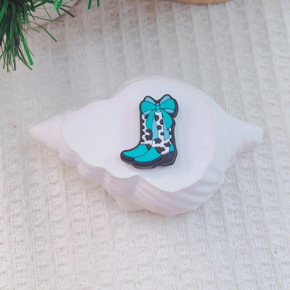 Flatback Boot Series Silicone Focal Beads for DIY Pens Bracelet Keychains