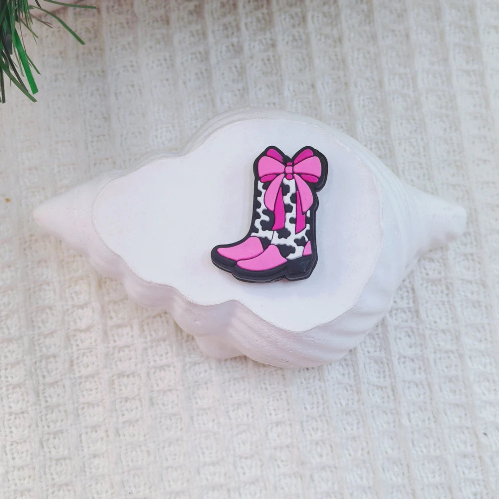 Flatback Boot Series Silicone Focal Beads for DIY Pens Bracelet Keychains