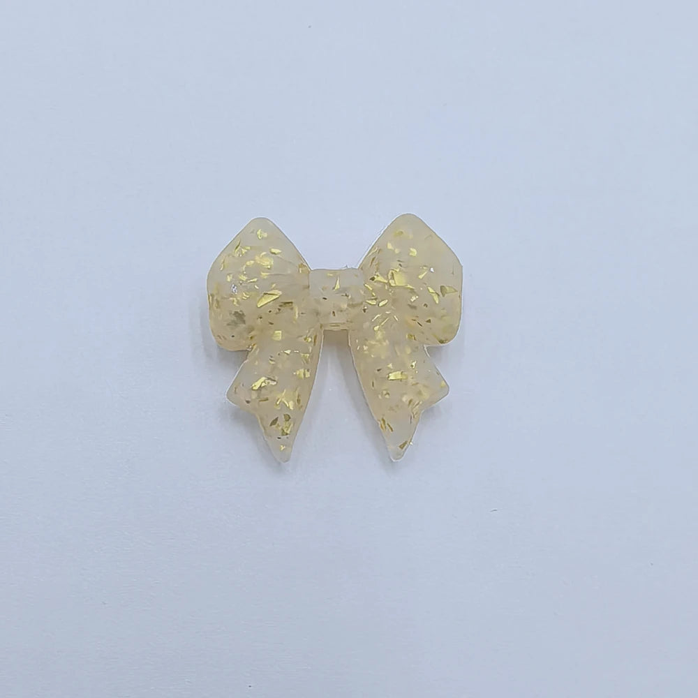 Flatback Bowtie Series Silicone Focal Beads for DIY Pens Keychains