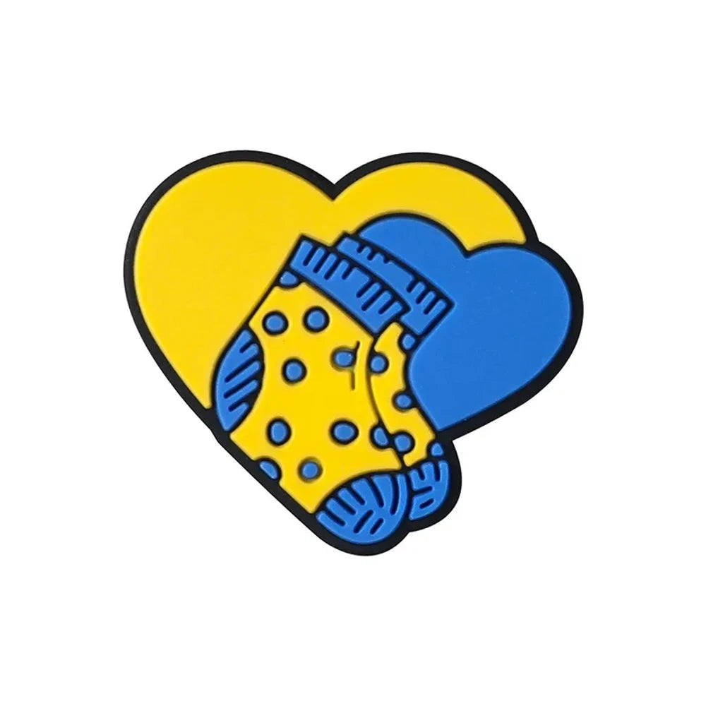 Flatback Butterfly Heart Silicone Focal Beads for DIY Pens Keychains