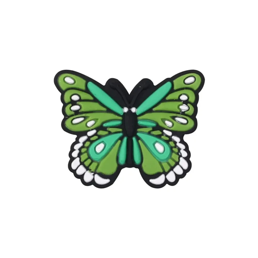 Flatback Butterfly Silicone Focal Beads for DIY Pens Keychains