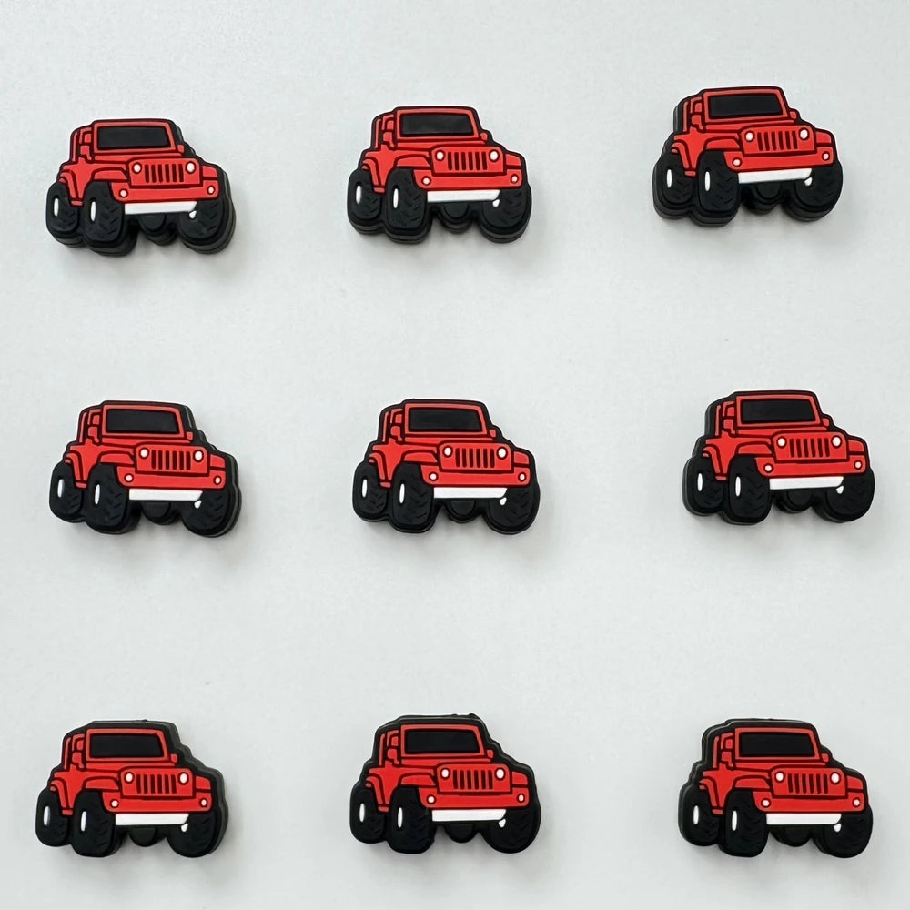 Flatback Car Silicone Focal Beads for DIY Pens Keychains Bracelet