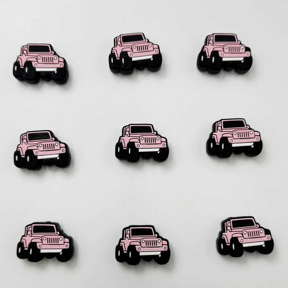 Flatback Car Silicone Focal Beads for DIY Pens Keychains Bracelet