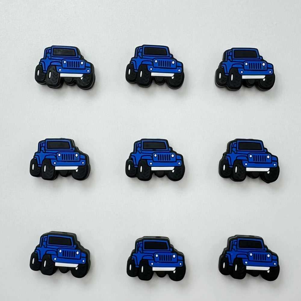Flatback Car Silicone Focal Beads for DIY Pens Keychains Bracelet
