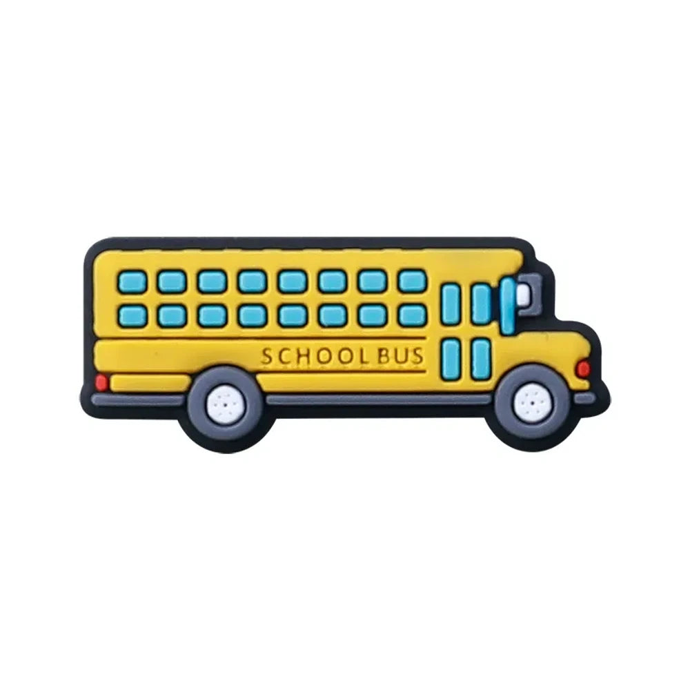 Flatback Cartoon Car Silicone Focal Beads for DIY Pens Keychains