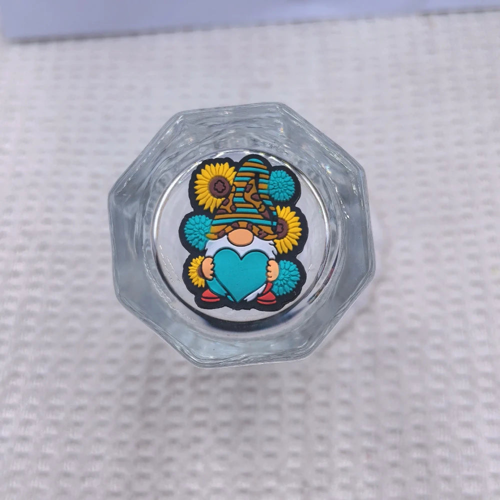 Flatback Cartoon Silicone Focal Beads for DIY Pens Bracelet Keychains