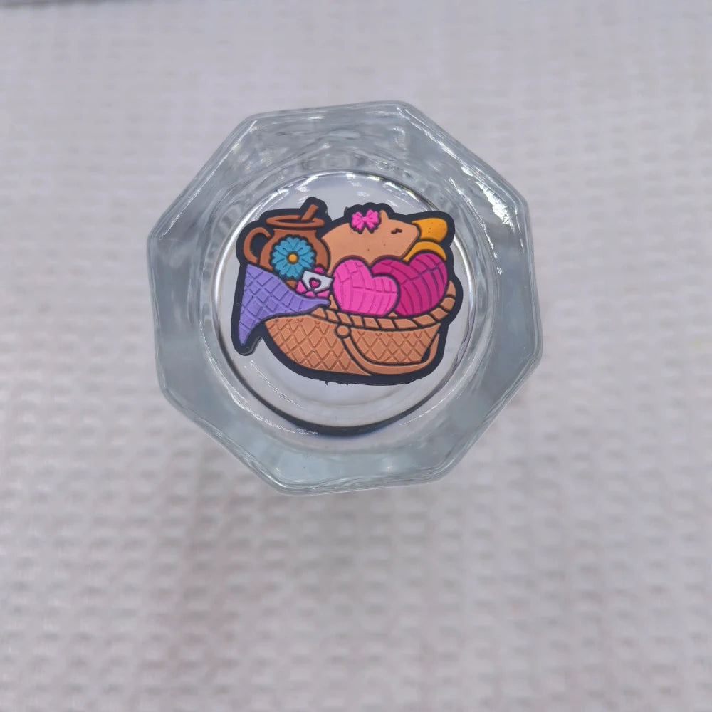 Flatback Cartoon Silicone Focal Beads for DIY Pens Bracelet Keychains