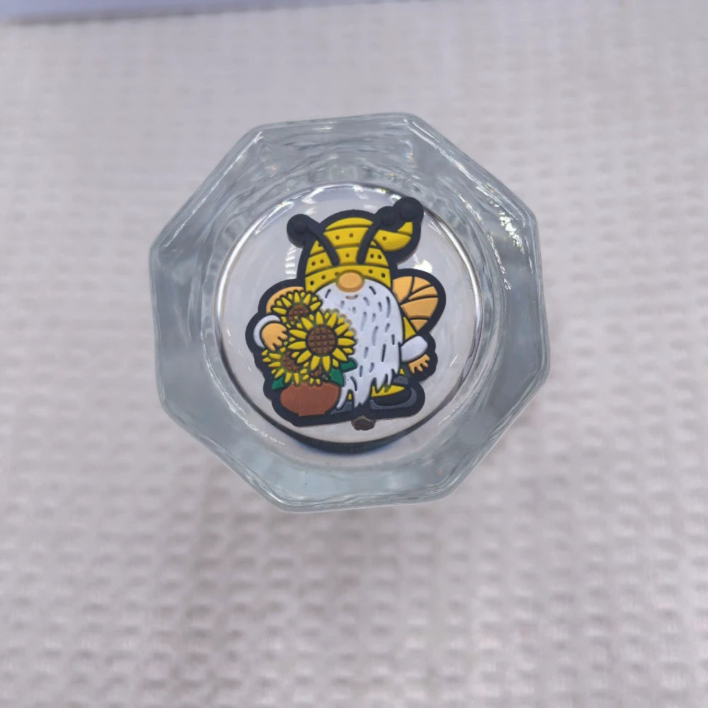 Flatback Cartoon Silicone Focal Beads for DIY Pens Bracelet Keychains