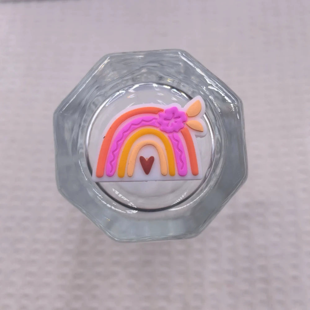 Flatback Cartoon Silicone Focal Beads for DIY Pens Bracelet Keychains