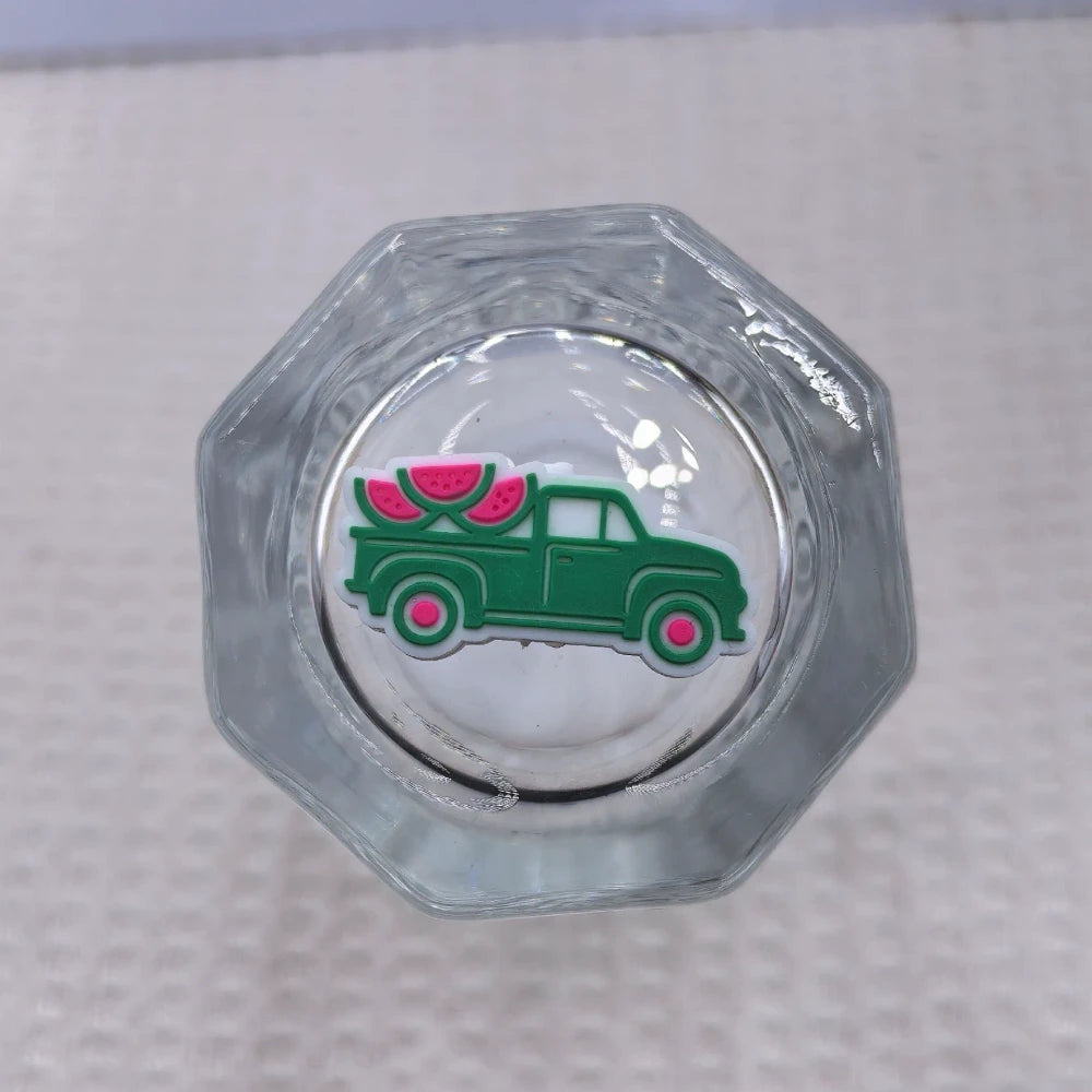Flatback Cartoon Silicone Focal Beads for DIY Pens Bracelet Keychains