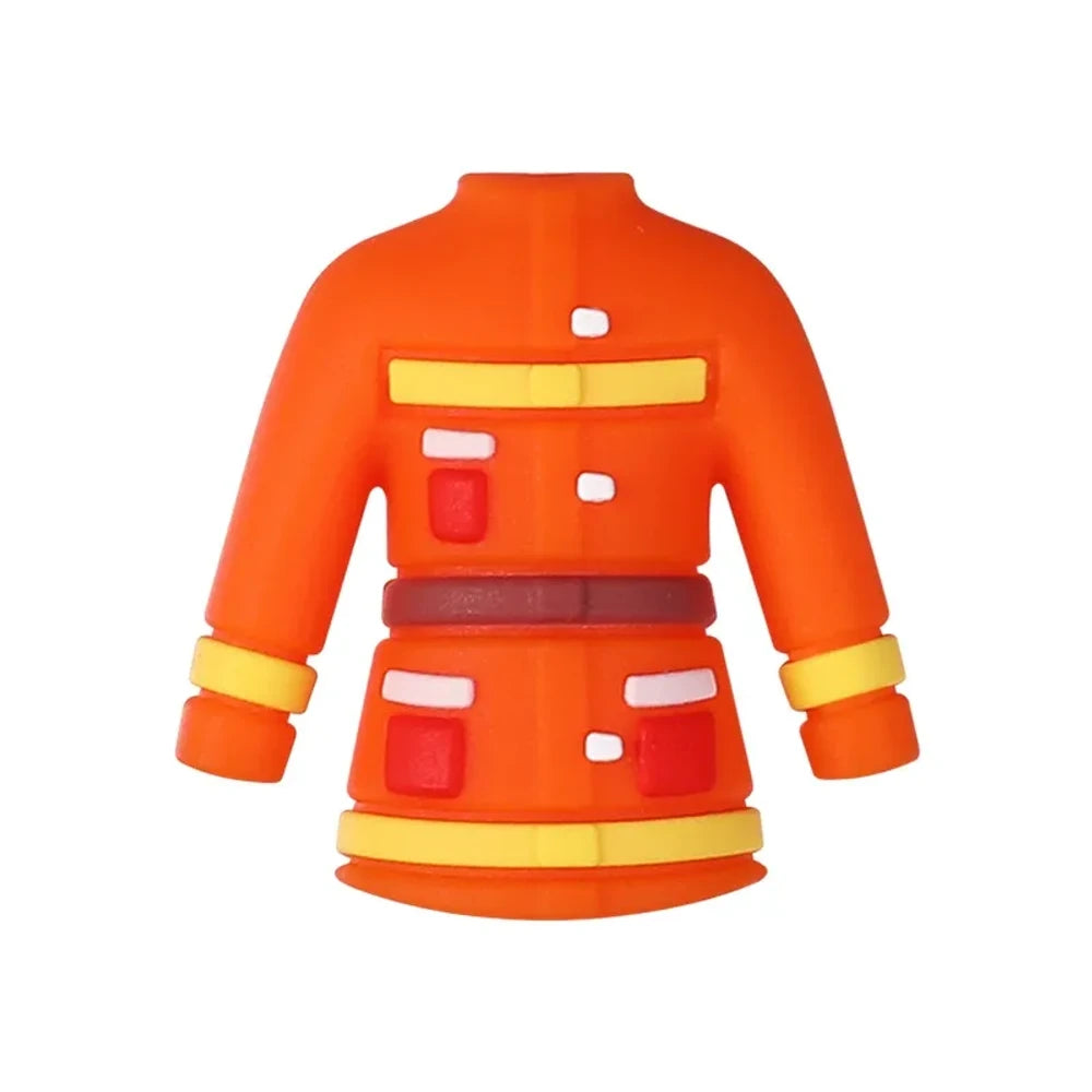 Flatback Cartoon Silicone Focal Beads for DIY Pens Keychains