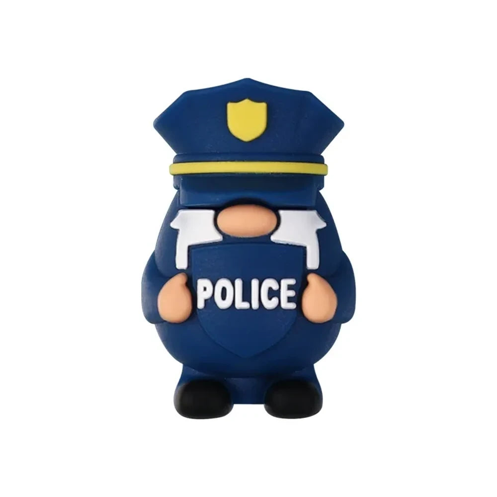 Flatback Cartoon Silicone Focal Beads for DIY Pens Keychains