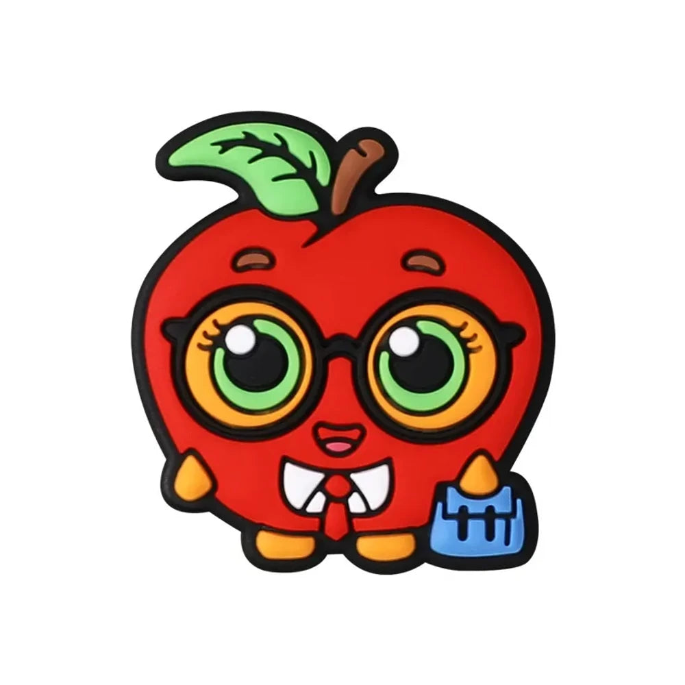 Flatback Cartoon Silicone Focal Beads for DIY Pens Keychains