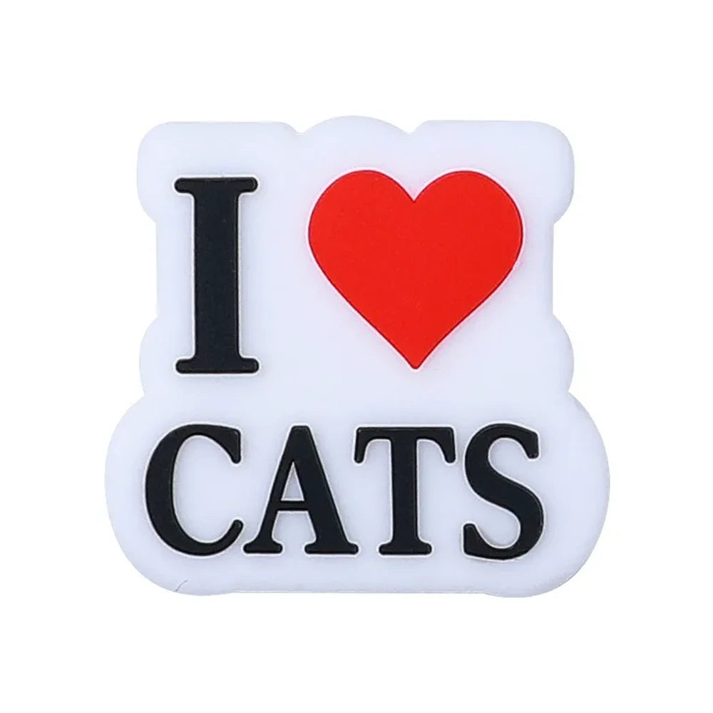 Flatback Cat Silicone Focal Beads for DIY Pens Keychains