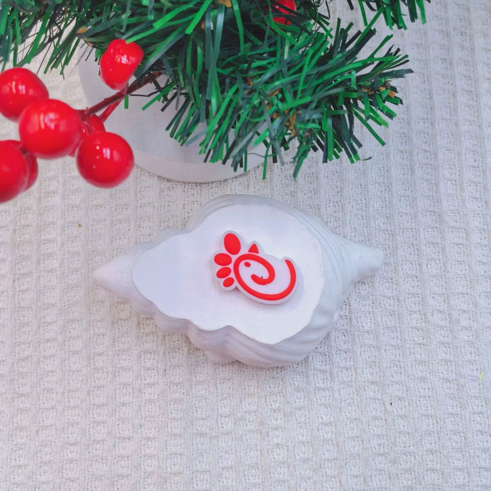 Flatback Chicken Silicone Focal Beads for DIY Pens Bracelet Keychains