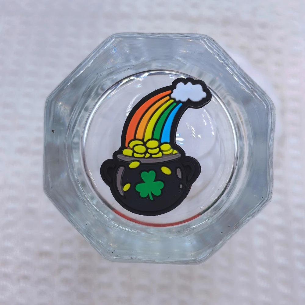 Flatback Clover Series Silicone Focal Beads for DIY Pens Bracelet