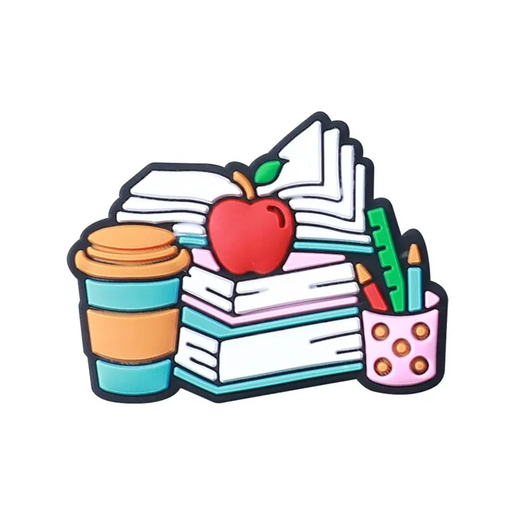 Flatback Coffee Silicone Focal Beads for DIY Pens Keychains