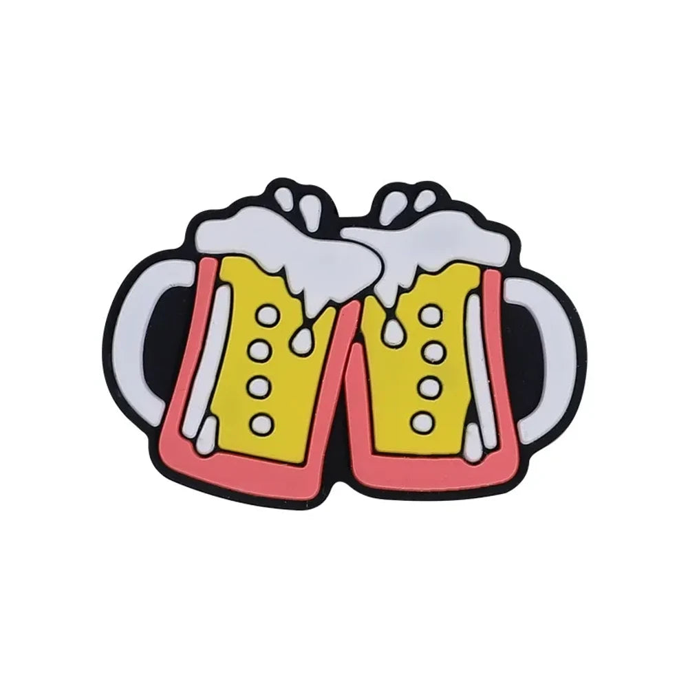 Flatback Cow Silicone Focal Beads for DIY Pens Bracelet