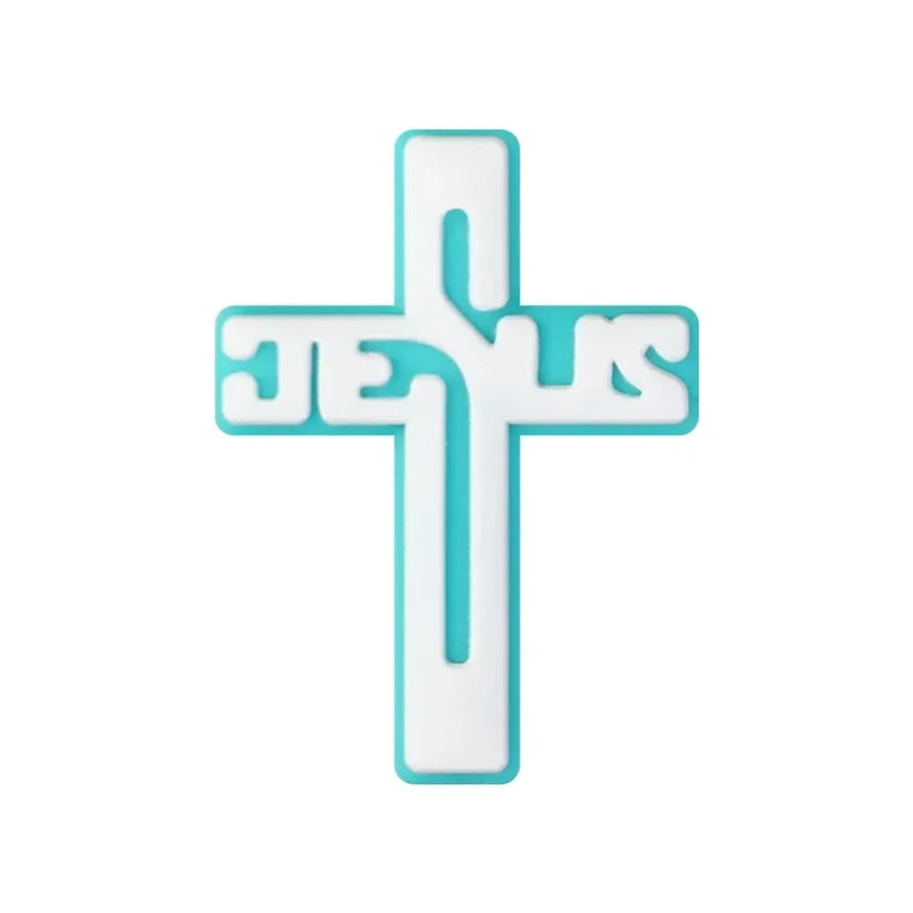 FlatBack Cross Silicone Focal Beads for DIY Pens Bracelet