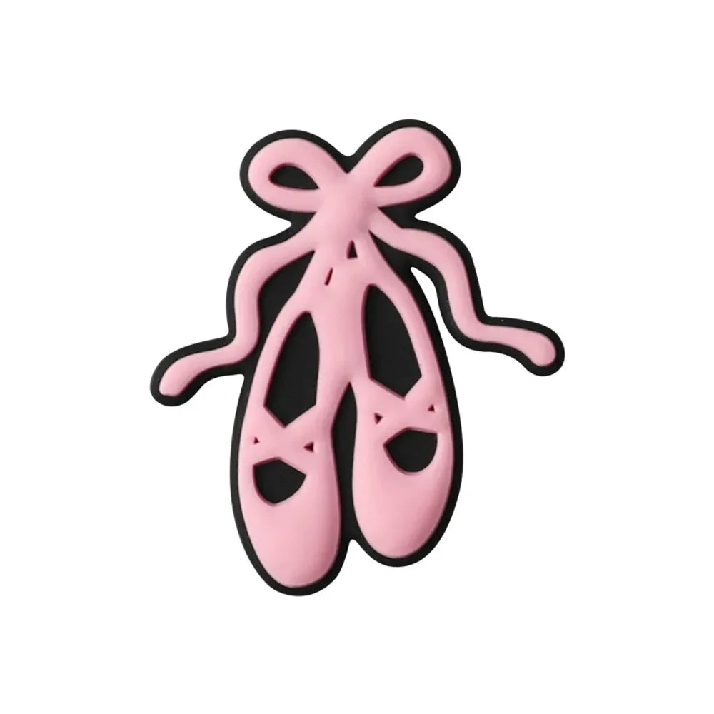 Flatback Dance Related Silicone Focal Beads for DIY Pens Keychains