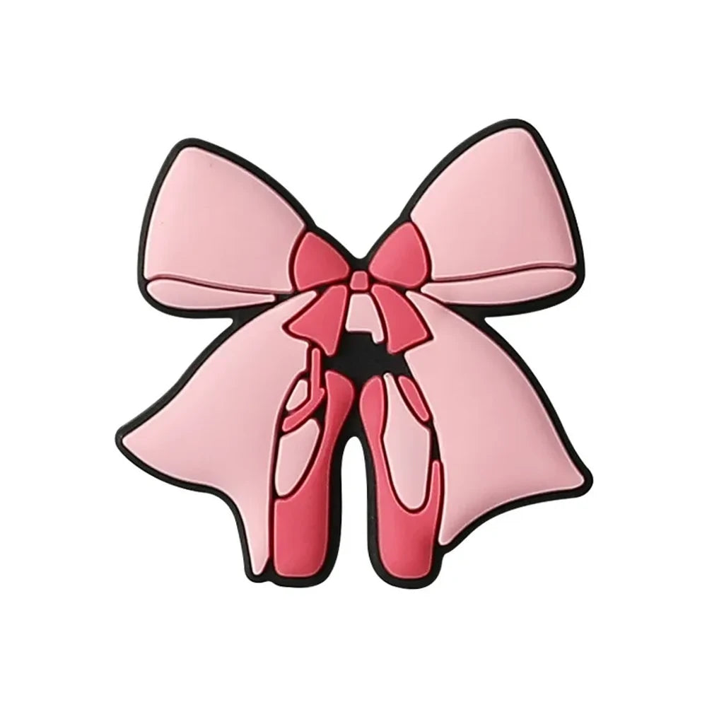 Flatback Dance Related Silicone Focal Beads for DIY Pens Keychains