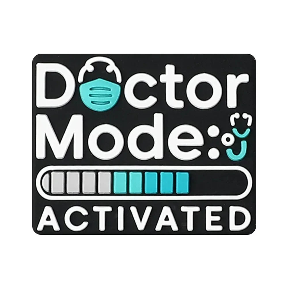 Flatback Doctor Series Silicone Focal Beads for DIY Pens Keychains