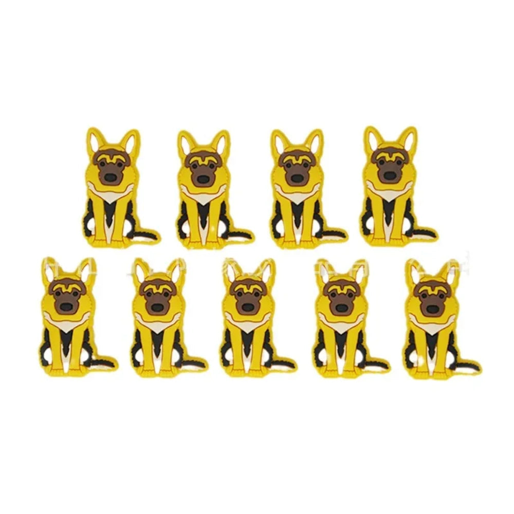 Flatback Dog Silicone Focal Bead | Beadable Pens Keychains