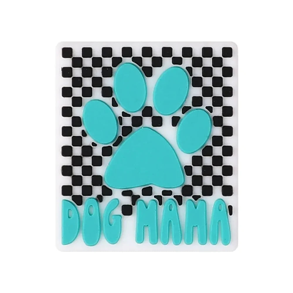 Flatback Dog Silicone Focal Beads for DIY Pens Keychains