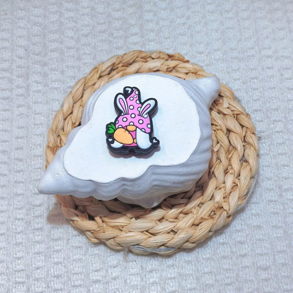 Flatback Easter Series Silicone Focal Beads for DIY Pens Bracelet Keychains