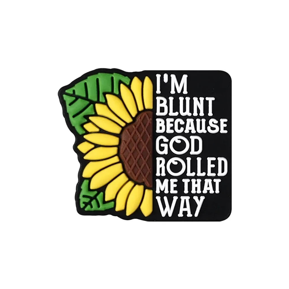 Flatback Faith Silicone Focal Beads for DIY Pens Keychains