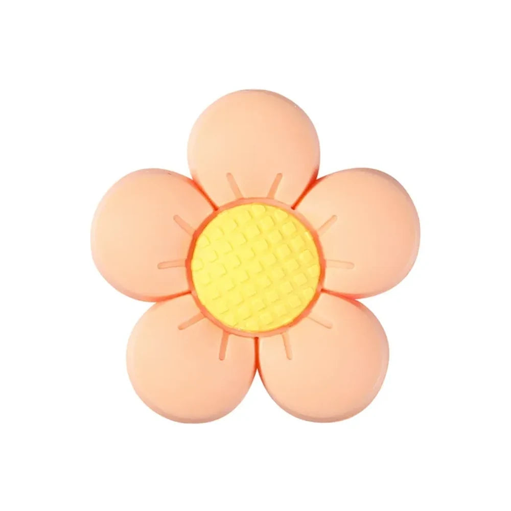 Flatback Flower Silicone Focal Beads for DIY Pens Keychains