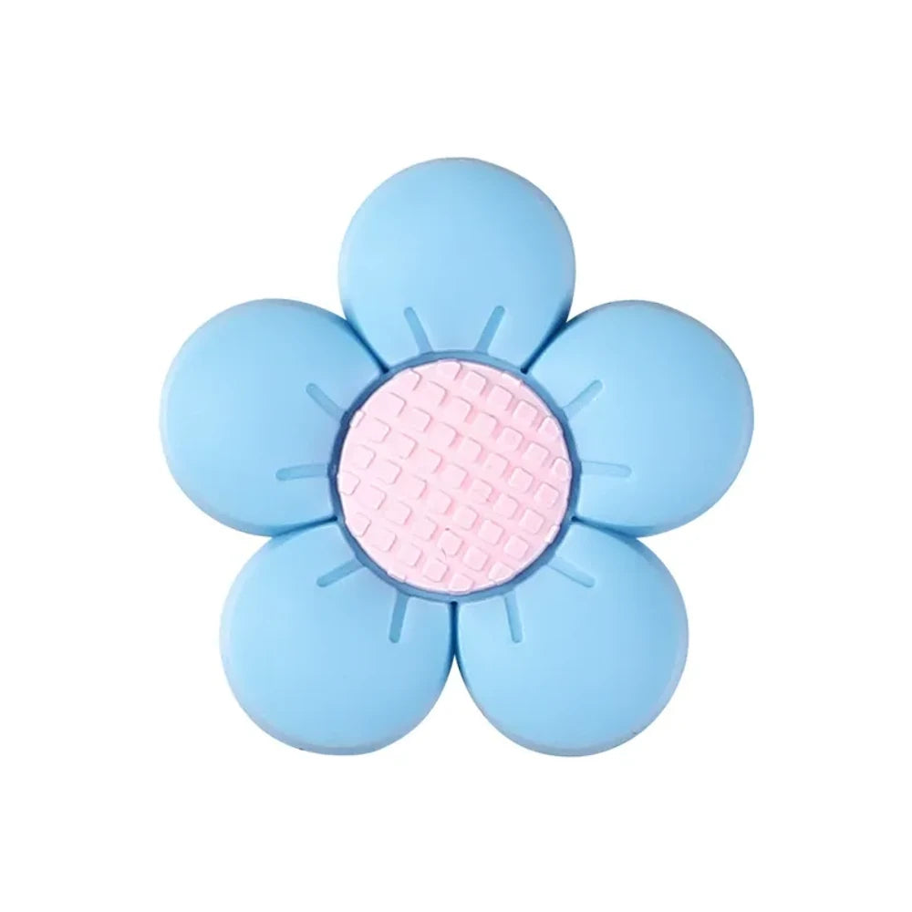 Flatback Flower Silicone Focal Beads for DIY Pens Keychains
