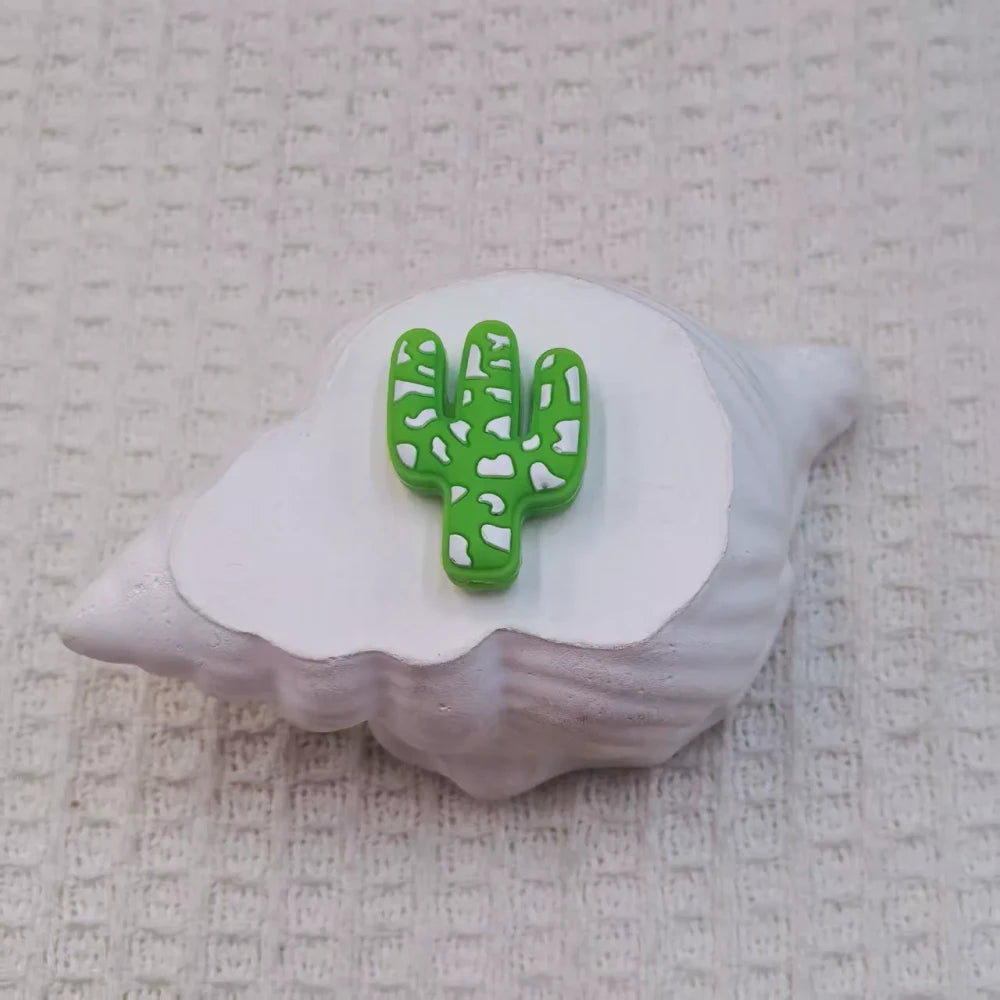 Flatback Fruit Silicone Focal Beads for DIY Pens Bracelet Keychains