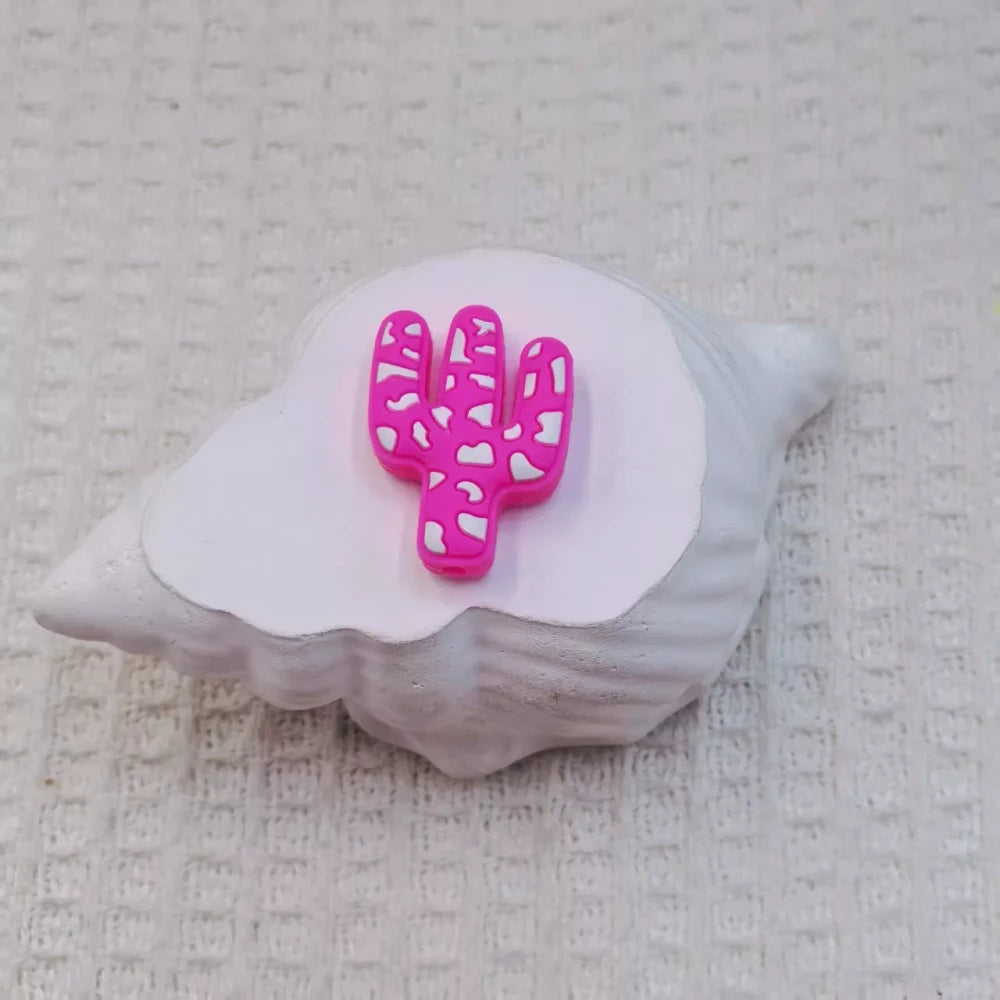 Flatback Fruit Silicone Focal Beads for DIY Pens Bracelet Keychains