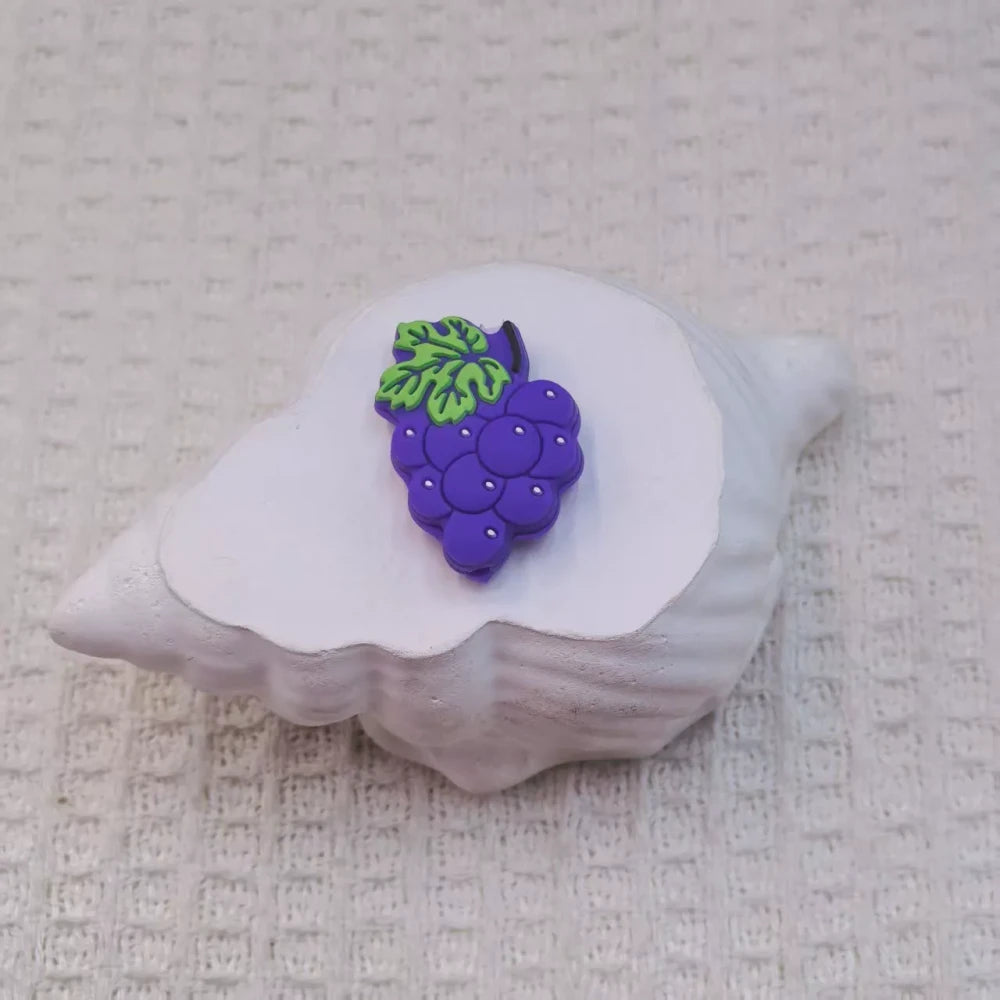Flatback Fruit Silicone Focal Beads for DIY Pens Bracelet Keychains