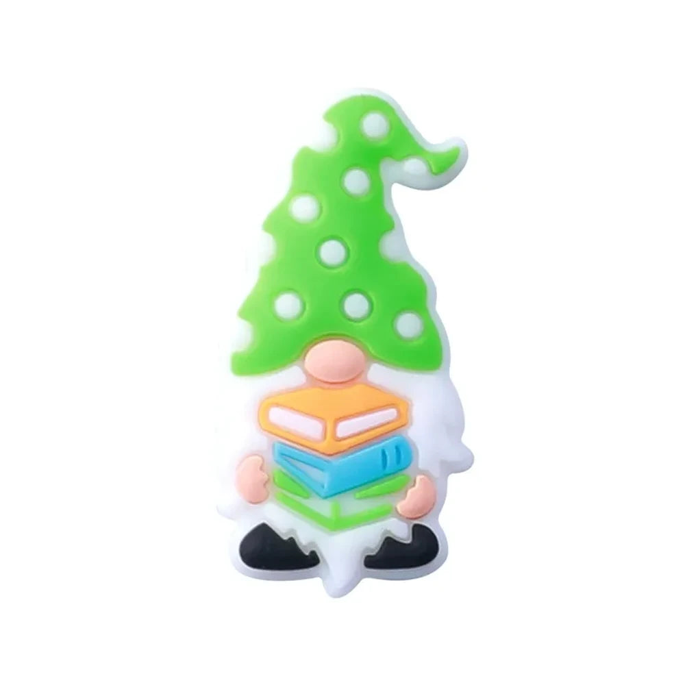 Flatback Gnome Silicone Focal Beads for DIY Pens Keychains