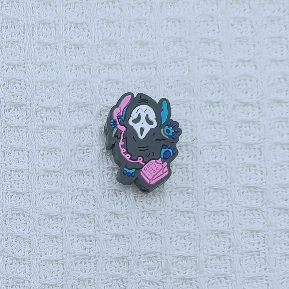 Flatback Halloween Ghosts Series Silicone Focal Beads for DIY Pens Keychains Bracelet