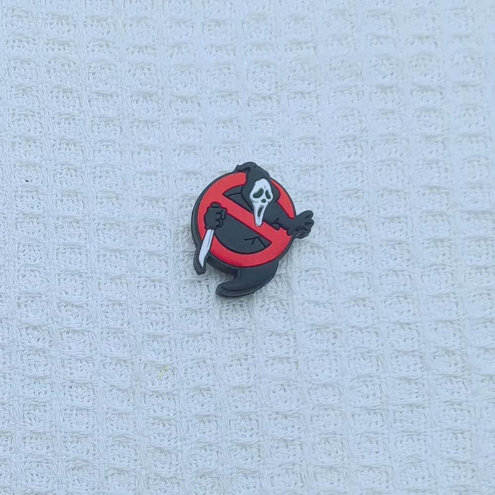 Flatback Halloween Ghosts Series Silicone Focal Beads for DIY Pens Keychains Bracelet