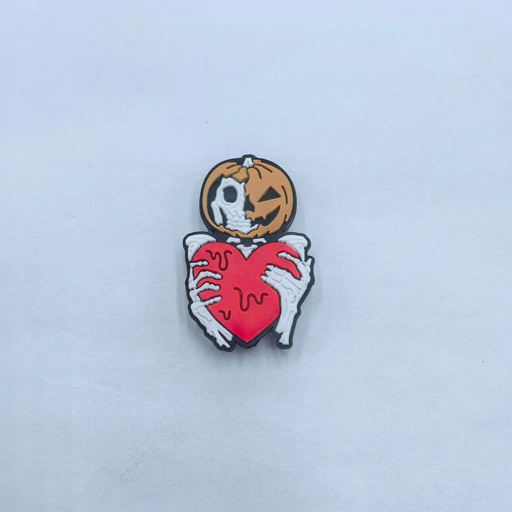 Flatback Halloween Series Silicone Focal Beads for DIY Pens Keychains