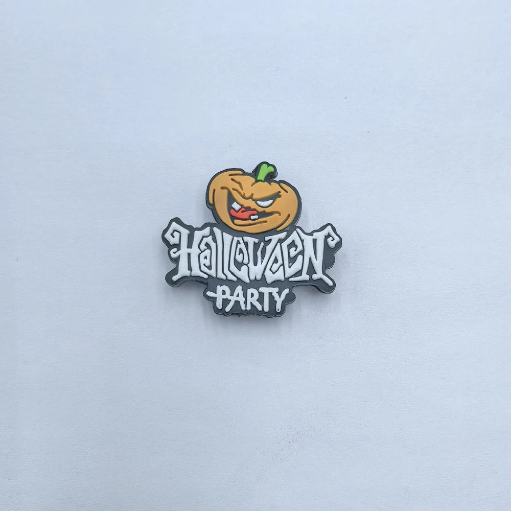 Flatback Halloween Series Silicone Focal Beads for DIY Pens Keychains