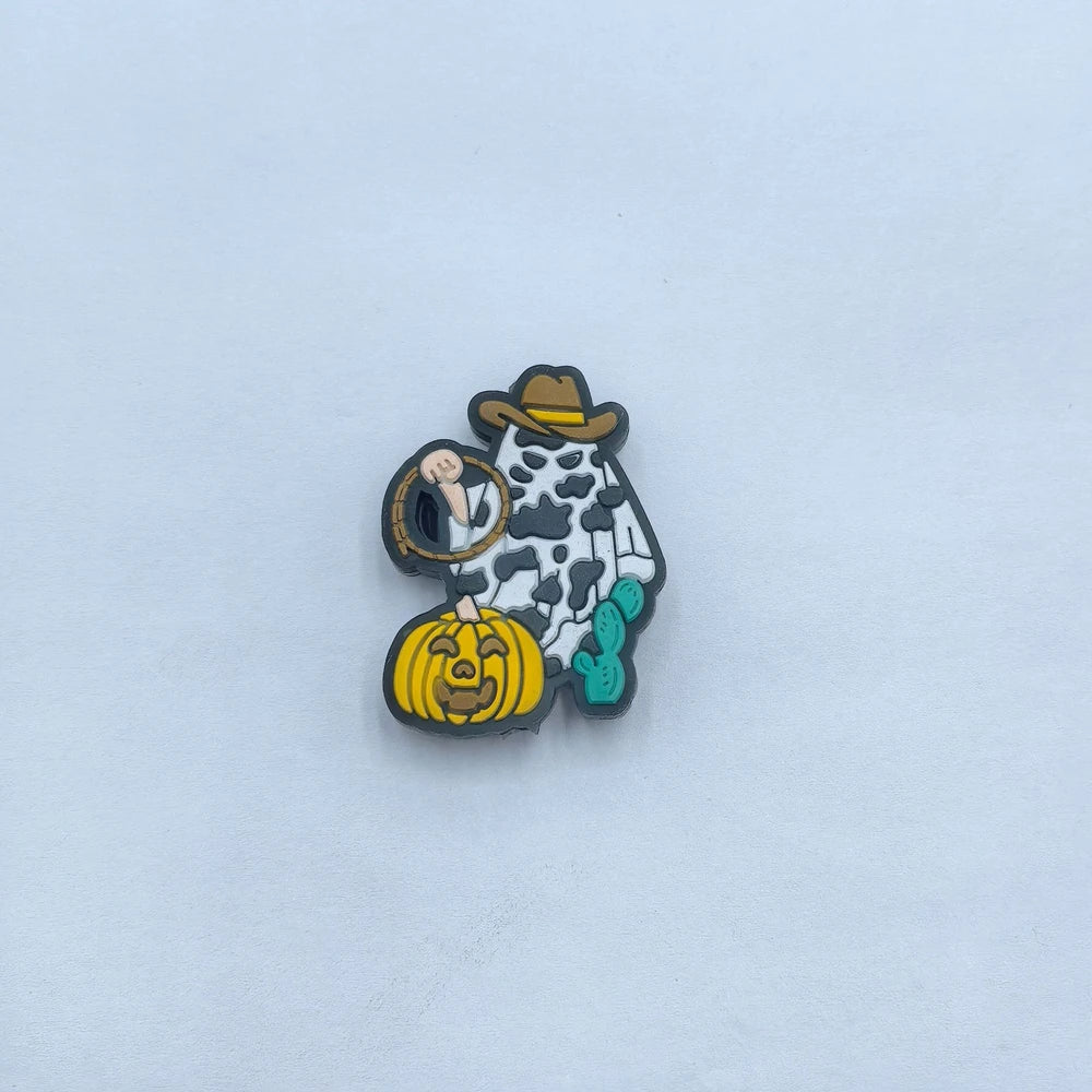 Flatback Halloween Series Silicone Focal Beads for DIY Pens Keychains