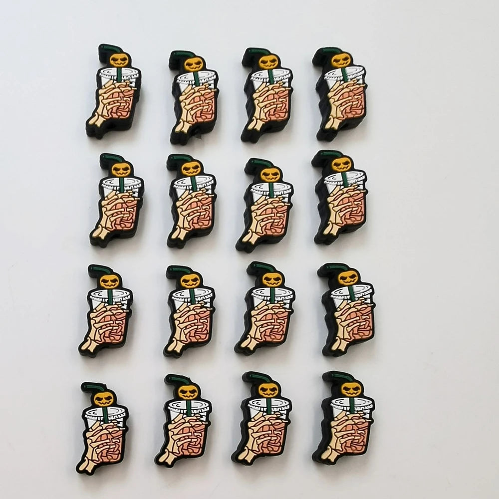 Flatback Halloween Series Silicone Focal Beads for DIY Pens Keychains Bracelet