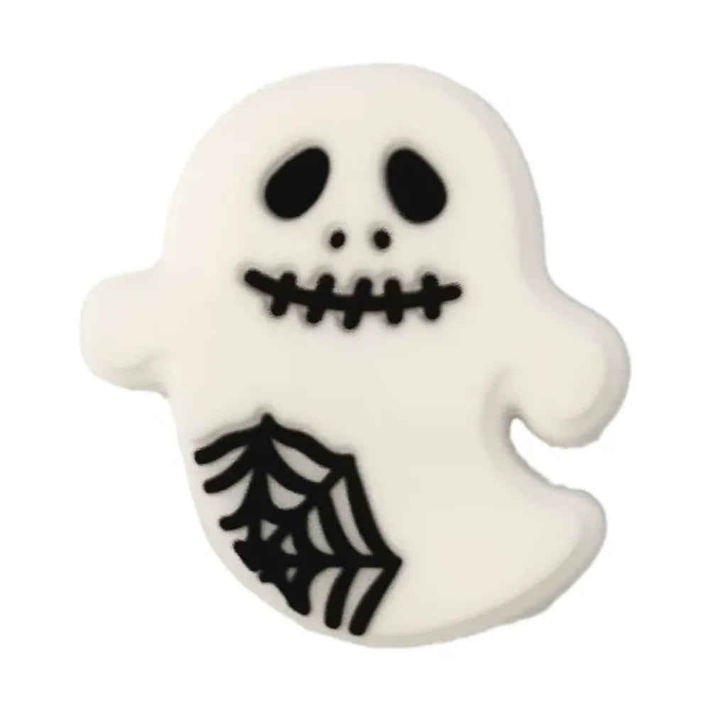 Flatback Halloween Silicone Focal Beads for DIY Keychains Bracelet Pens