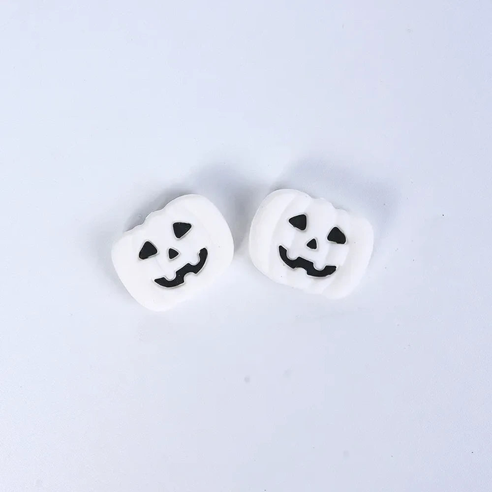 Flatback Halloween Silicone Focal Beads for DIY Pens Keychains