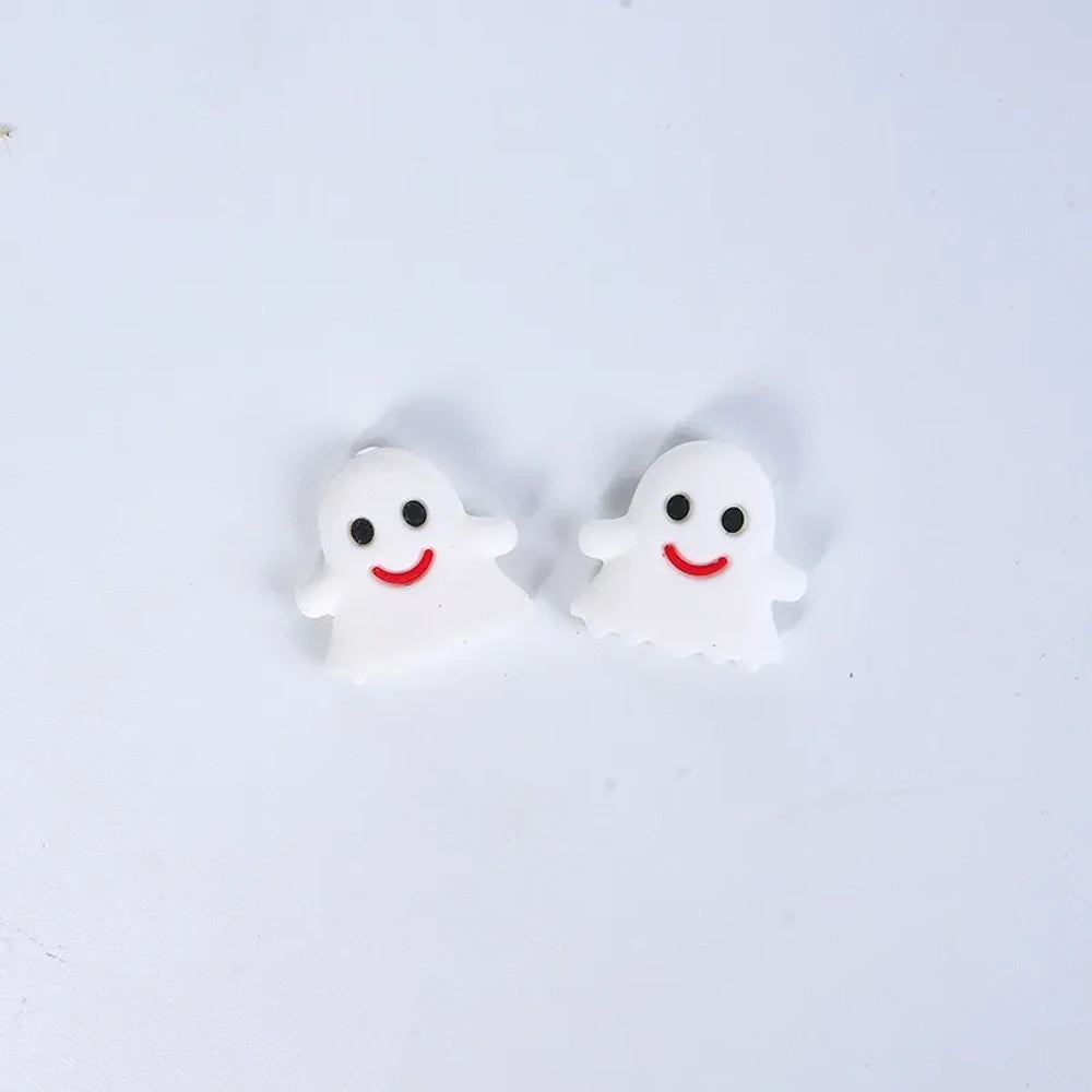 Flatback Halloween Silicone Focal Beads for DIY Pens Keychains