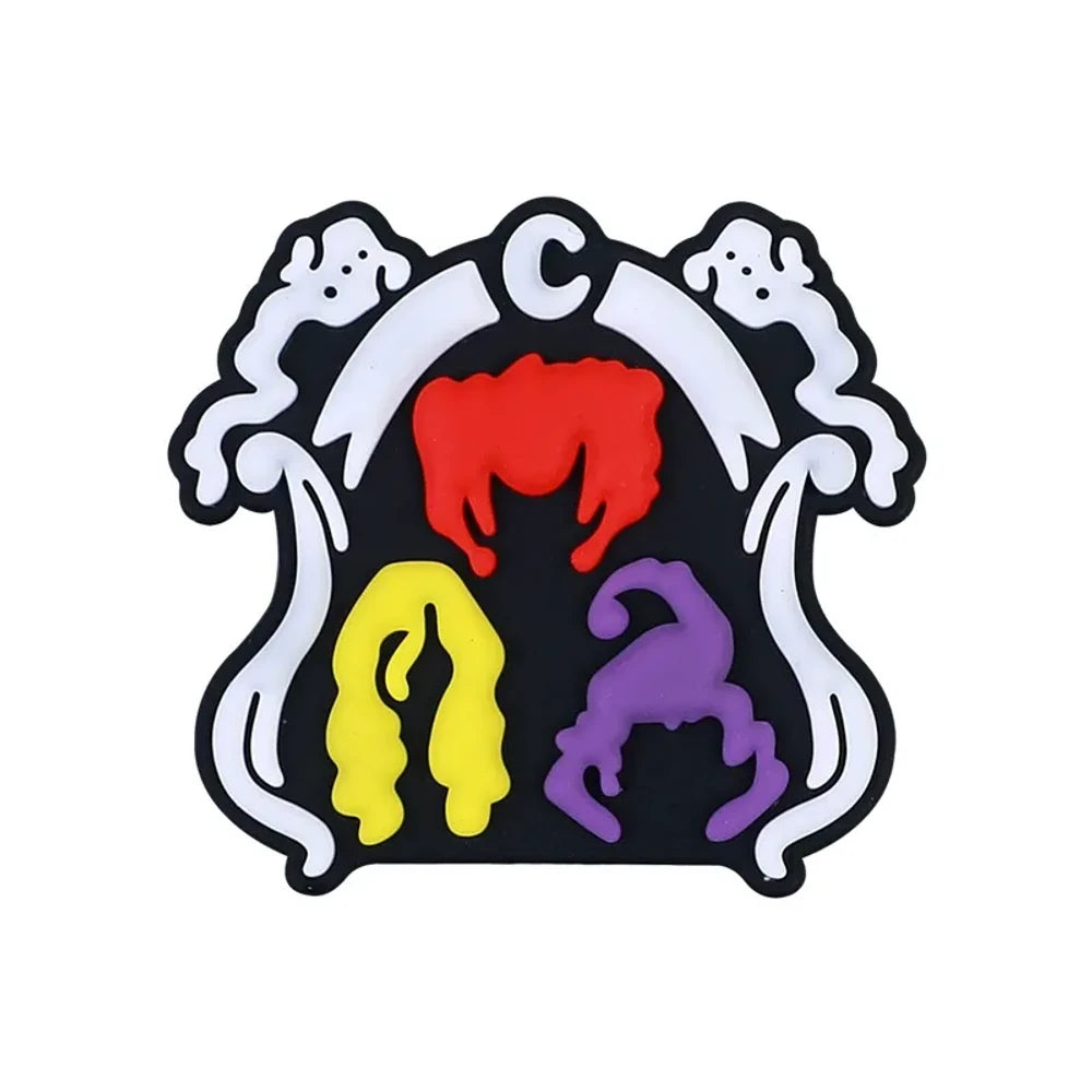 Flatback Halloween Silicone Focal Beads for DIY Pens Keychains