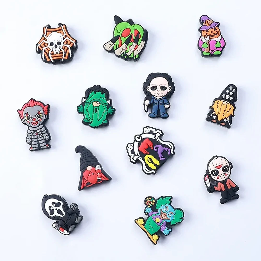 Flatback Halloween Silicone Focal Beads for DIY Pens Keychains