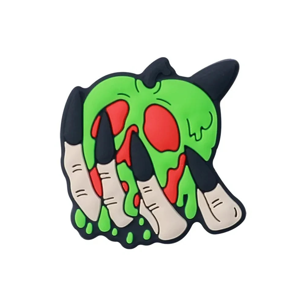 Flatback Halloween Silicone Focal Beads for DIY Pens Keychains