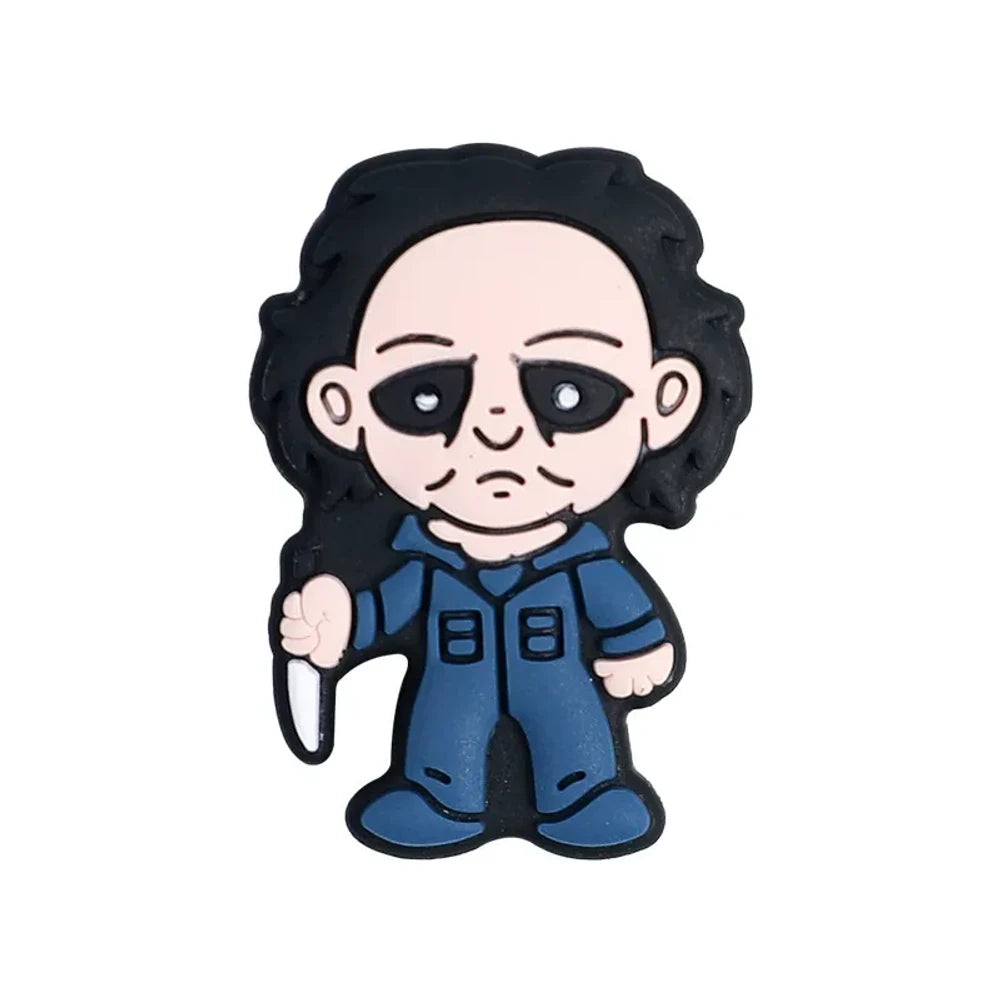 Flatback Halloween Silicone Focal Beads for DIY Pens Keychains