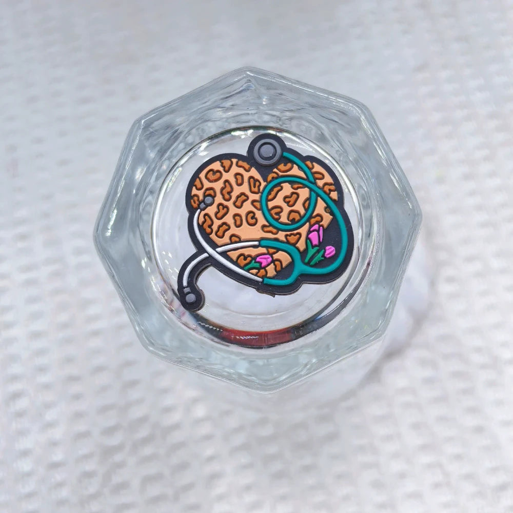 Flatback Healthcare Series Silicone Focal Beads for DIY Pens Bracelet Keychains